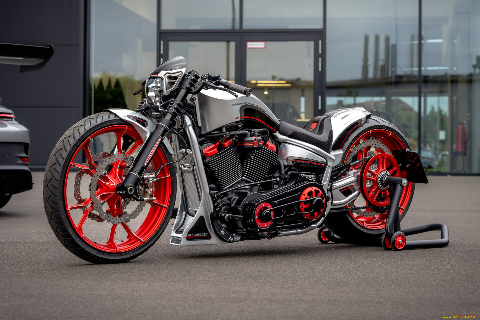 , harley-davidson, softail, breakout, customized, custombikes, gp-weissach